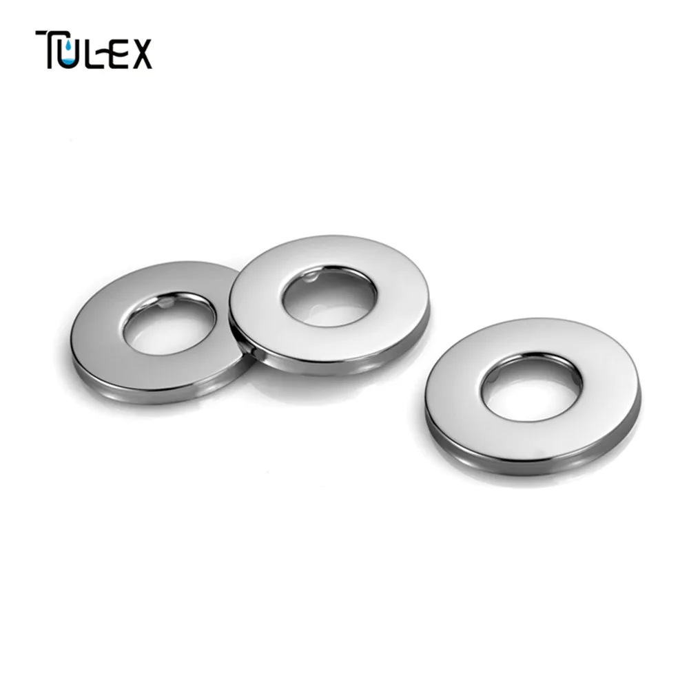 Отражатель TULEX для крана, декоративная крышка для крана, фланец из нержавеющей стали, аксессуары для ванной комнаты, кухонный клапан