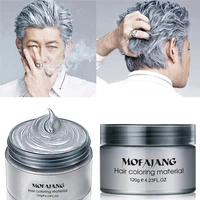 mofajang color hair wax hair styling temporary dye disposable fashion styling hair dye coloring mud cream edge control