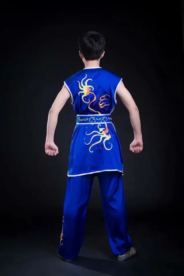 Wushu taichi одежда тайцзи changquan Униформа боевые искусства соревнования вышитые