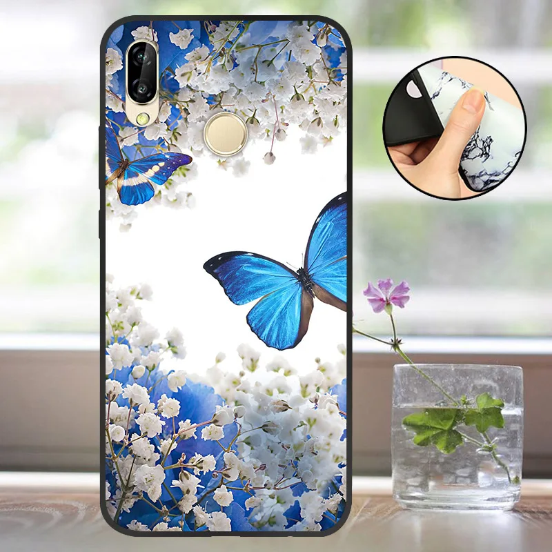 BHD Чехол для huawei P20 Lite, мягкий силиконовый бампер для huawei P20 Lite P20lite, чехол для телефона P 20 Lite, защита для задней панели - Цвет: BHD