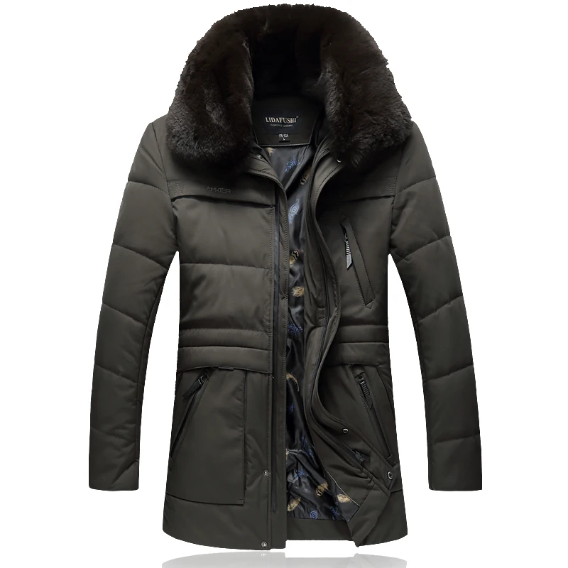 LONMMY 6XL 7XL зимняя куртка мужская парка длинная Стильная утепленная куртка с капюшоном из искусственного меха пальто Мужская Повседневная Верхняя одежда Новинка