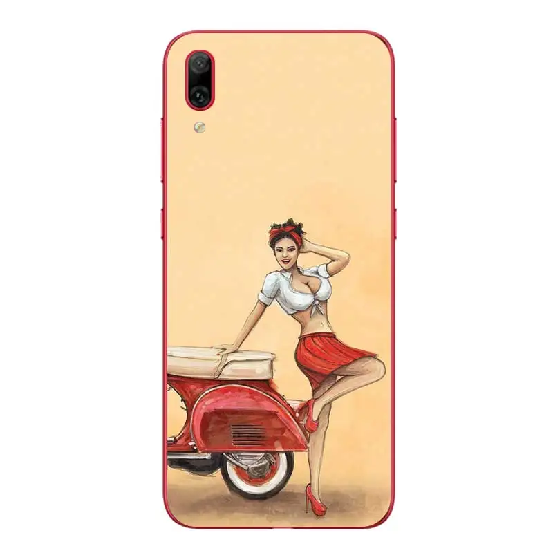 N379 Scooter Soft TPU Silicone Cover For Huawei Mate 8 9 10 20 30 Lite Pro Case |
