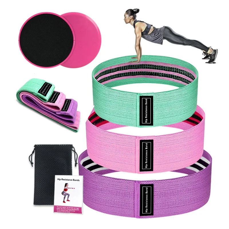 

Resistance Bands Set Sport Elastic Loop Booty Band Expander Anti Slip Hip Fitness Legs Stretching Training Butt Squat Workout