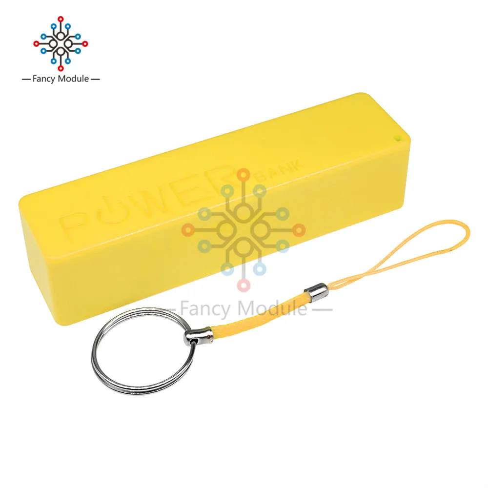 New Arrival 1Pcs USB Power Bank Case Kit 18650 Battery Charger DIY Box Yellow | Инструменты