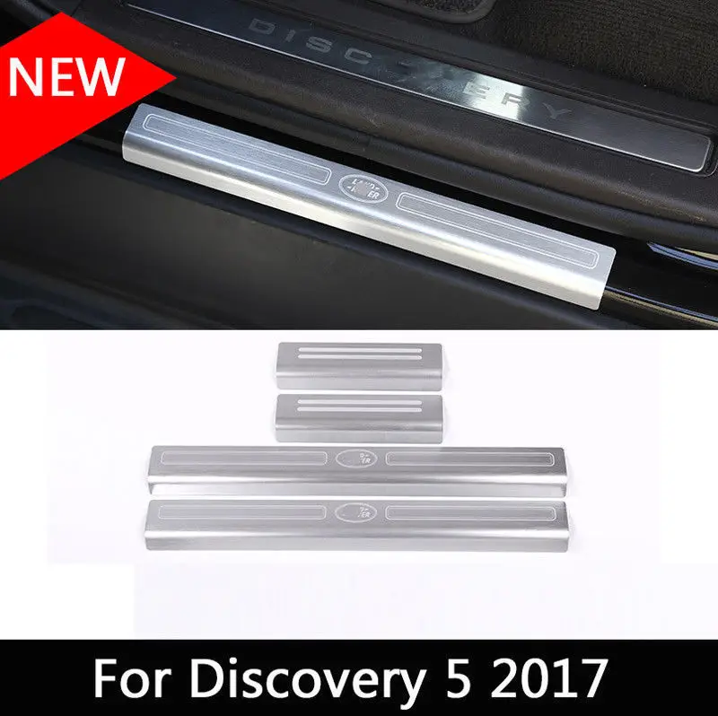 1 Набор = 4 шт. * наружная Защитная Накладка на порог порога двери для Discovery 5 2017