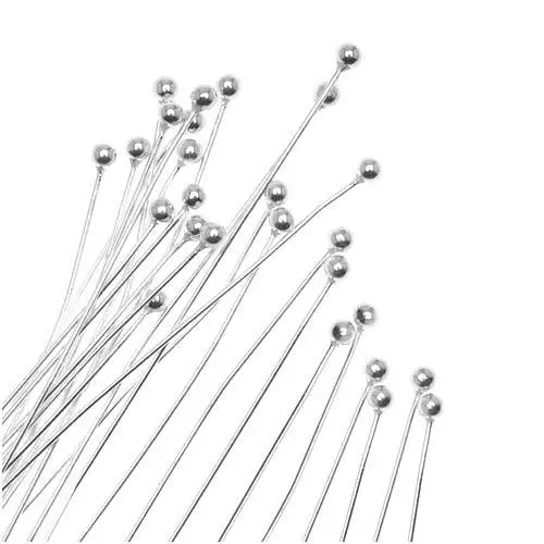 Посеребренные шариковые наконечники 500 шт. 40x0 5 мм (w00240)|pins findings|ball head pinshead pins |