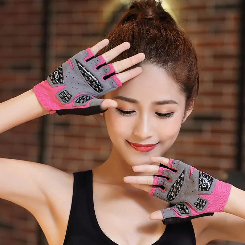 Мужские и женские Дышащие Перчатки для фитнеса тяжелой атлетики перчатки