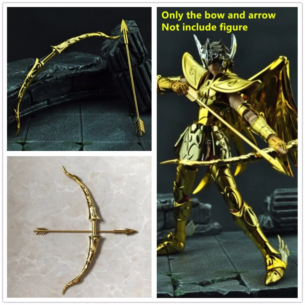 CPEYE металлический лук и стрела для Bandai Saint Seiya Ткань Миф EX Золотой Стрелец aiol