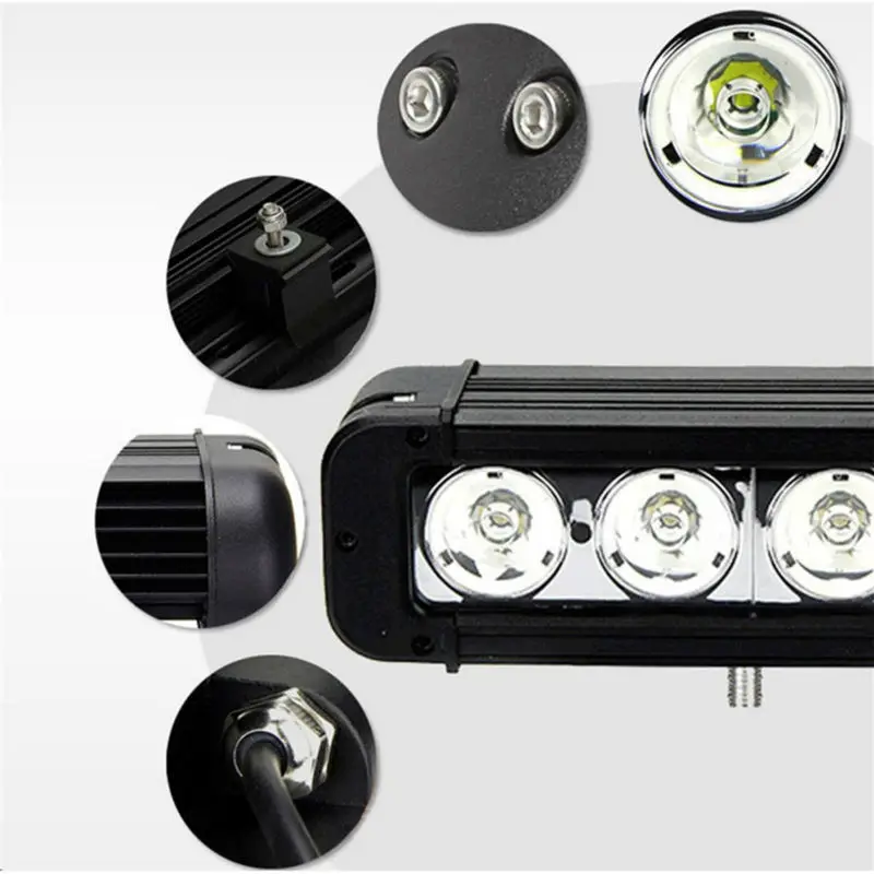 1 шт 120W 9600Lm супер яркий 20 дюймов Однорядный прямой светодиодный светильник бар