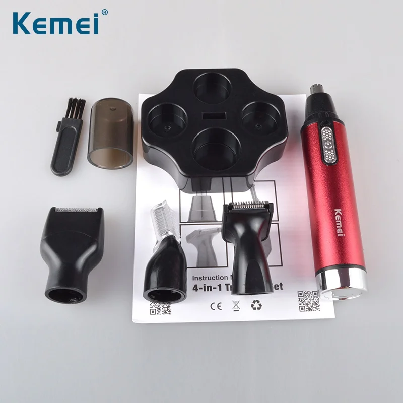 Kemei KM-6620 профессиональный триммер для мужчин стрижки волос бровей женщин и 4 в 1