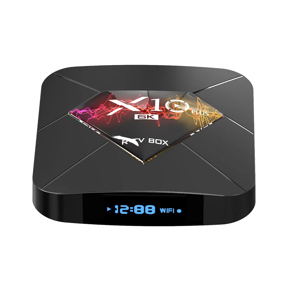 ТВ приставка XGODY 2019 X10 Plus 6K на базе Android 9 0 четырехъядерный Allwinner H6 4 ГБ 32 64 2 ГГц Wi Fi USB