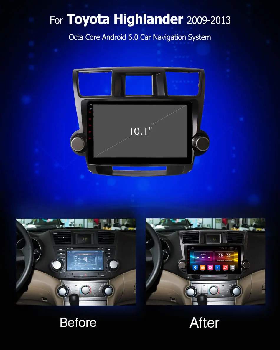 Ownice K1 K2 32G Octa core Поддержка 4 сим карта Android 8 1 DVD мультимедиа плеер для Toyota HIGHLANDER