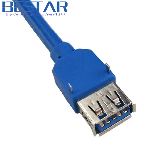 Однопортовый USB 3 0 Женский PCB крепление типа панели для материнской платы 20Pin