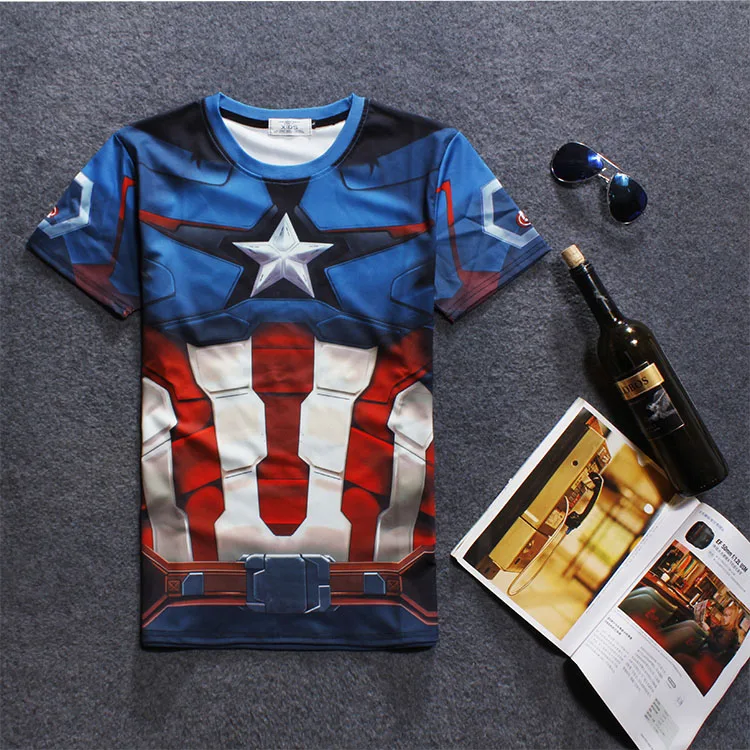 2016 новая весенняя футболка с короткими рукавами и круглым вырезом в стиле аниме