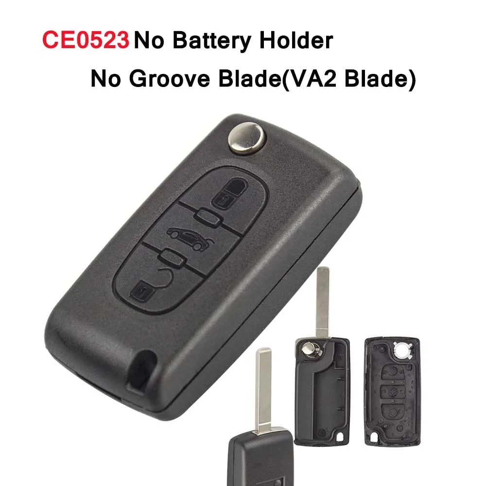 OkeyTech для Peugeot 207 307 308 407 607 807 Citroen C2 C3 C4 C5 C6 раскладной складной Автомобильный ключ