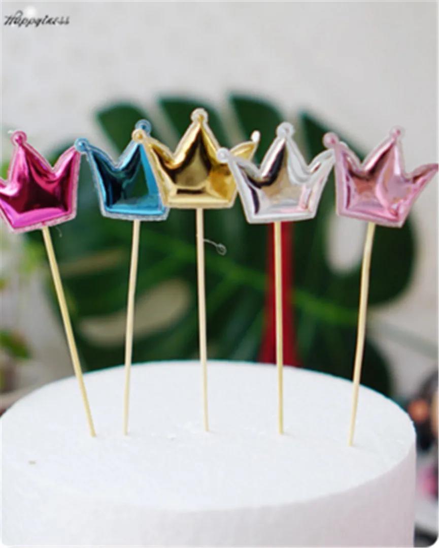 5 шт. Микки и Минни Мышь Глава торт Топпер кекс флаги Baby Shower сувениры для мальчиков