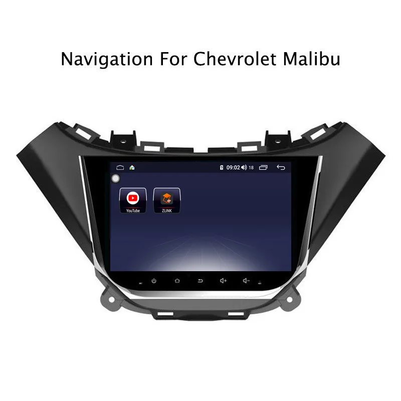 9 &quotAndroid 8 1 core 4G ram 64G rom 1Din gps навигация автомобильное радио для Chevrolet Malibu 2016 с Carplay/4G