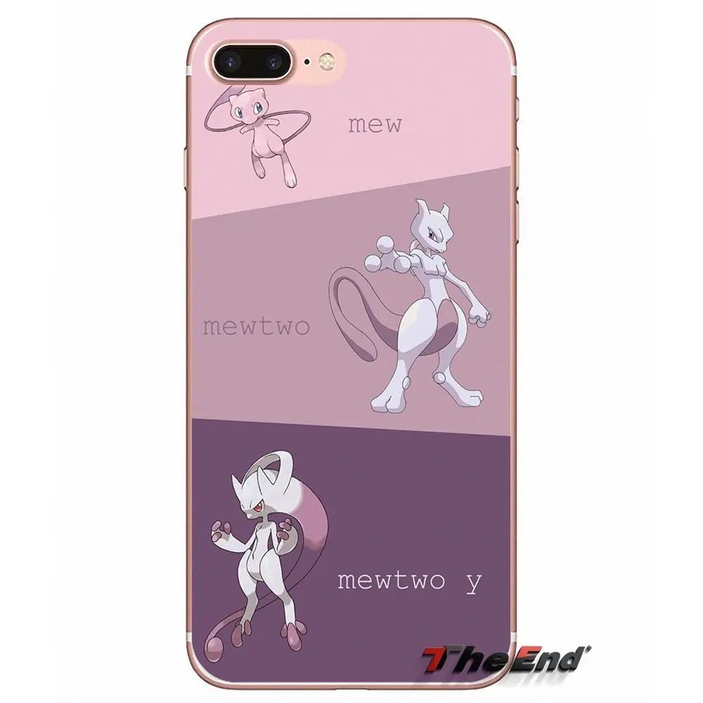 Стильная футболка с изображением персонажей видеоигр Аниме Покемон Mewtwo для sony
