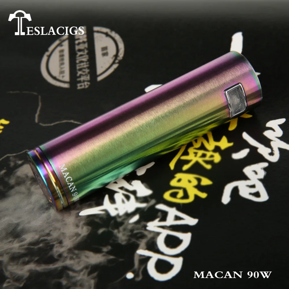 Оригинал Тесла Macan 90 Вт Комплект 18650 teslacigs VAPE Пера Электронная сигарета комплекты