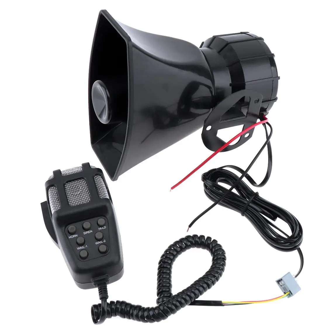 100W 12V 7 звуковой сигнал авто Предупреждение сирена мотоцикла сигнальные гудки