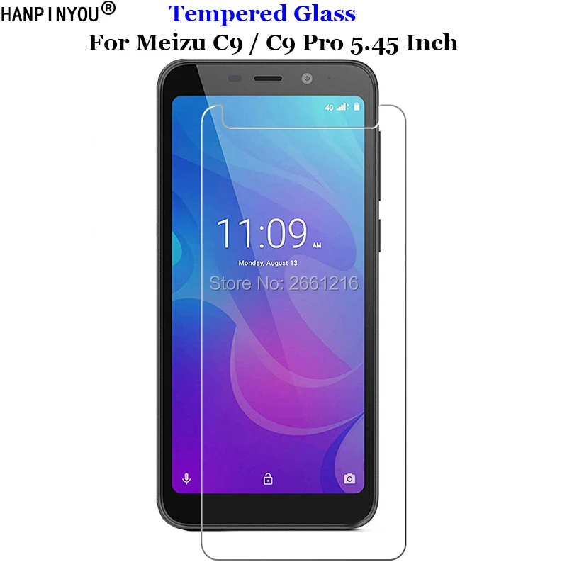 Для Meizu C9 Защита от царапин переднее жесткое закаленное стекло 9H 2.5D Премиум