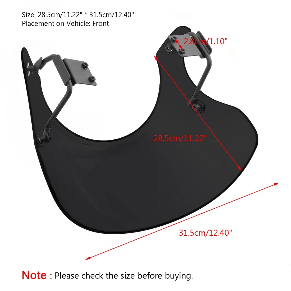 Ветровое стекло для мотоцикла Areyourshop из АБС пластика защита от ветра Cafe Racer Kawasaki
