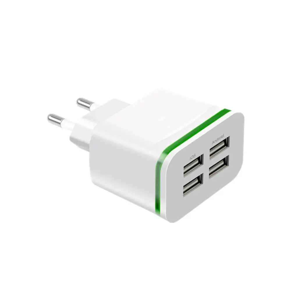 4 порта зарядное устройство 5 В 4A Мульти USB настенное зарядное устройство зарядная станция Портативное Мобильное Зарядное устройство телефон адаптер ЕС USFor samsung iPhone