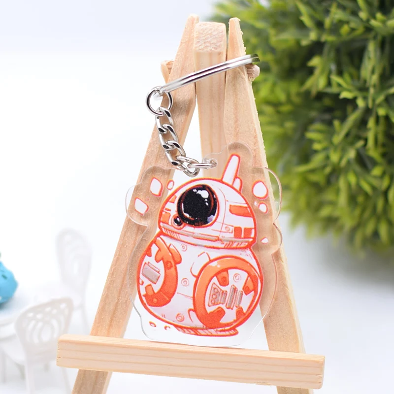 Брелок "Звездные войны" милый двухсторонний Штурмовик BB-8 брелок кулон акрил аниме аксессуары брелок с фигурками из мультфильмов DBS1P