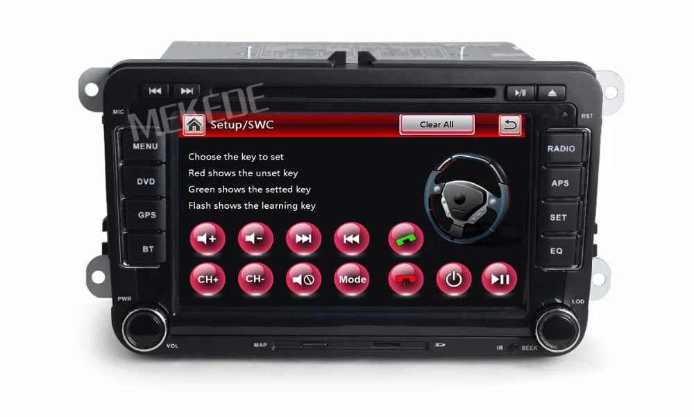 Windows Ce 6,0 " Автомобильный gps навигатор для VW Volkswagen SKODA GOLF 5 Golf 6 POLO PASSAT B5 B6 JETTA TIGUAN dvd плеер FM BT RDS