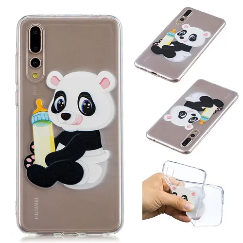 Новое поступление Мода мультфильм животных противоударный ТПУ мягкий чехол для