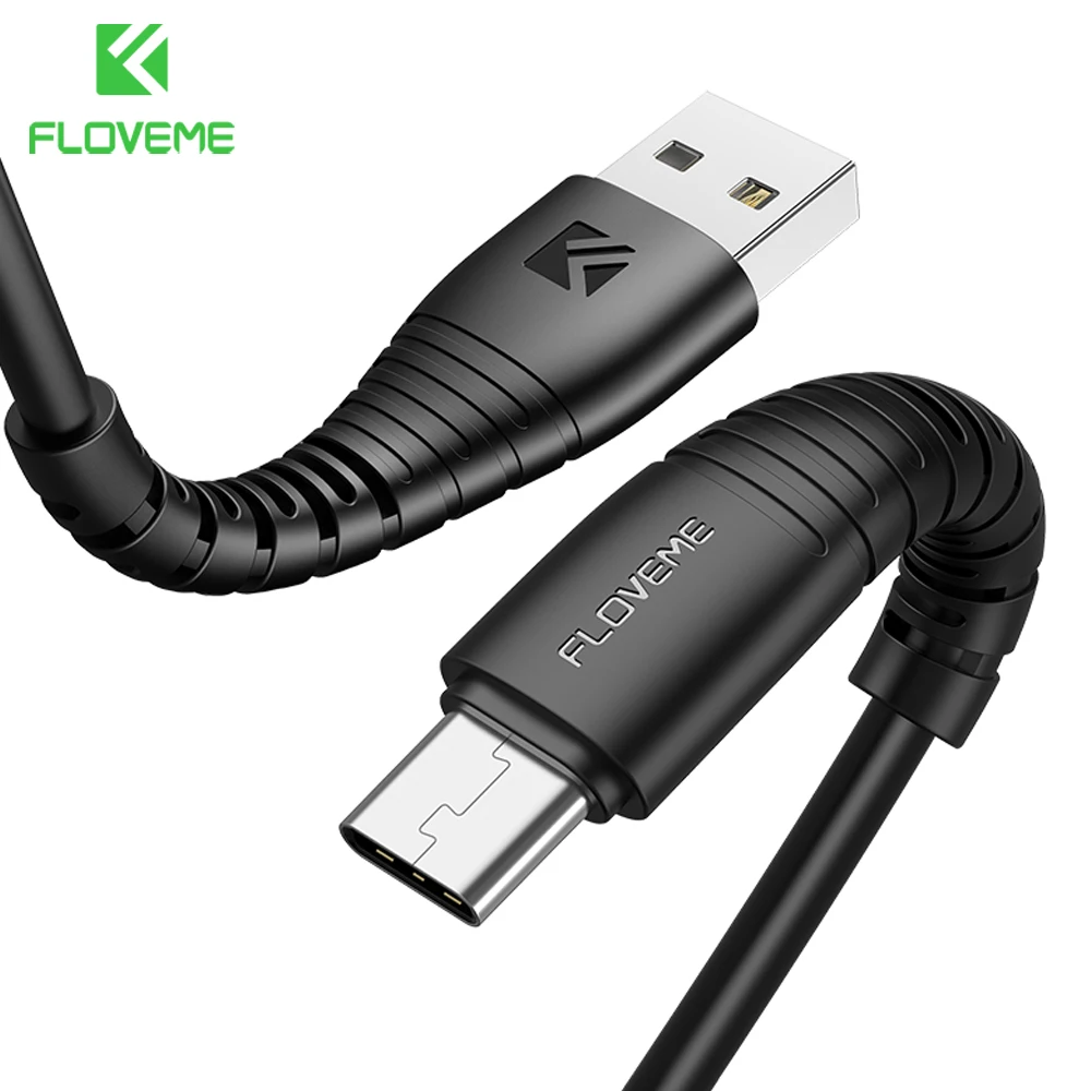 FLOVEME высокопрочный usb кабель для iPhone IOS Android быстрая зарядка передачи данных USB C