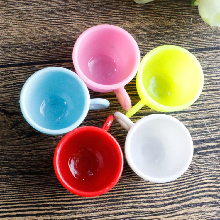 5 шт./лот пластиковый твердый разноцветный бант чашка 40 мм поделки сделай сам