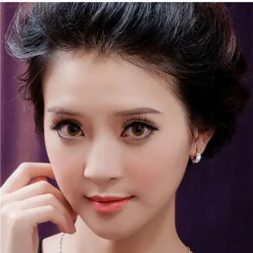 Новый дизайн супер Блестящий Цирконий Серебро 925 пробы женские серьги гвоздики