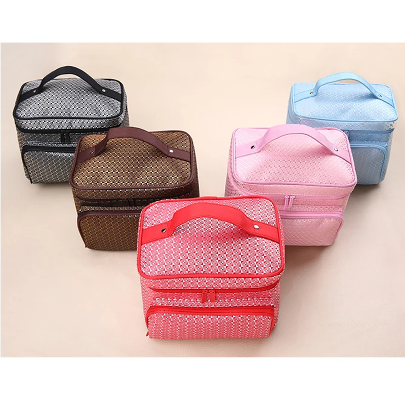 Woman Cosmetic Bags Big Necessary Travel Toiletry Bag Professional Organizer Makeup Large Capacity Storage Beauty JH638 | Багаж и сумки