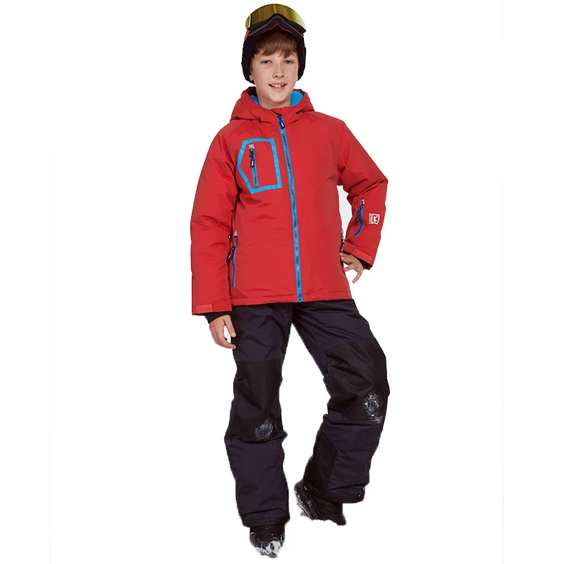 

2019 Winter Kids Boys Ski Suits Waterproof Jacket and Pants Ski Snowboard Suit Thicken Boys Clothing Outdoor Warm Children Set