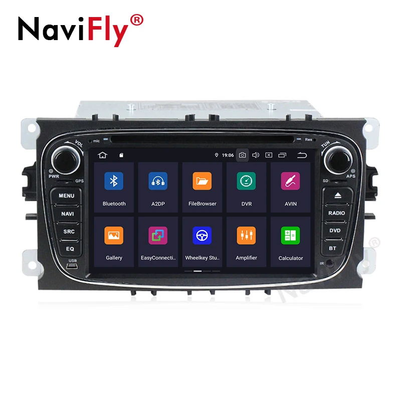 Бесплатная доставка! Android 9 0 IPS DSP автомобильный dvd плеер GPS навигация для FORD Focus S MAX