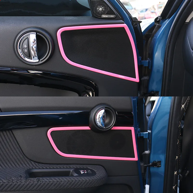 4 шт. наклейки из АБС углеродного волокна для BMW Mini Cooper Countryman F60 2017 2018|Наклейки