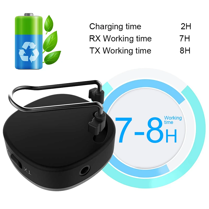 Модернизированный Bluetooth 5,0 BTI-031 приемник передатчик Портативный Зажим HD APTX автомобильный тв аудио Домашний Беспроводной Bluetooth адаптер CSR8675