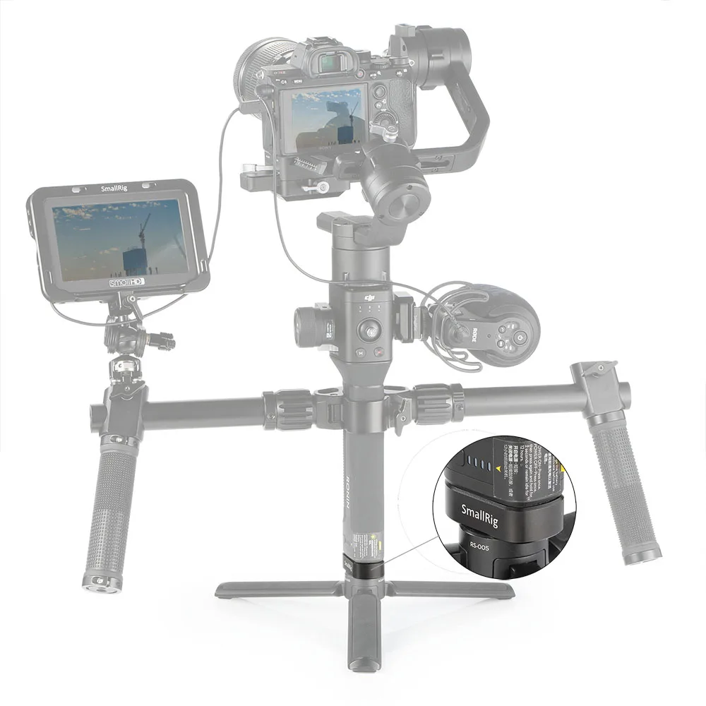 

SmallRig Heli-coil Insert Protection Mounting Plate for DJI Ronin S Gimbal Stabilizer Quick Release Plate With Threaded Hole2263