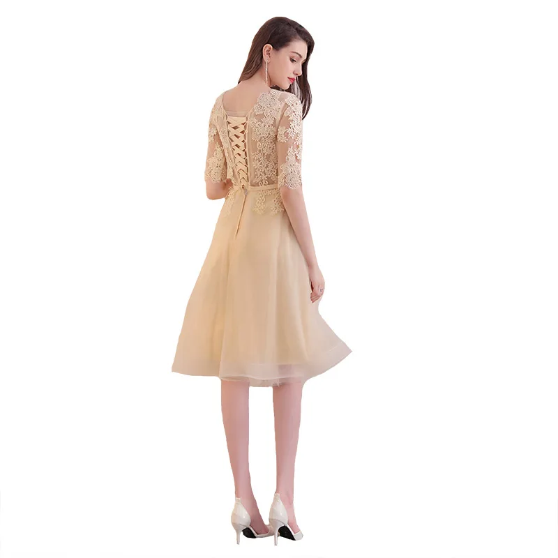 Женское вечернее платье с аппликацией FADISTEE элегантное короткое для выпускного