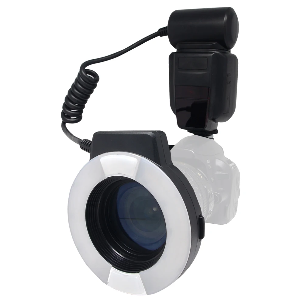 Макро светодиодная Кольцевая вспышка Mcoplus MCO-14EXT TTL с АФ-подсветкой для Canon 760D 700D 650D