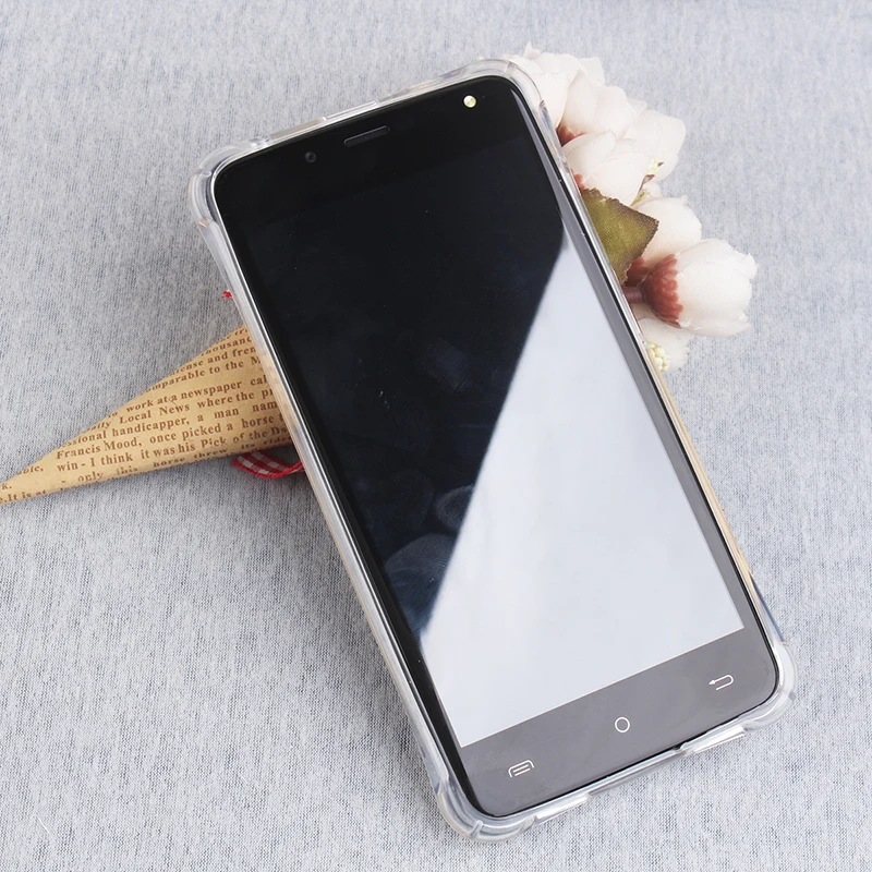 Alesser For Cubot Rainbow 2 TPU Silicone Case Soft Transparent Protective Back Cover Anti-knock |