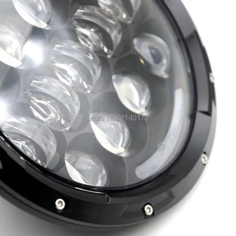 Новейший дизайн 105 Вт 7 дюймовый круглые светодиодные фары для джипа Wrangler JK