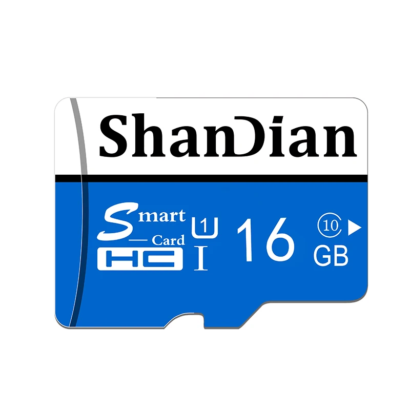 B ShanDian, карта памяти SD, реальная емкость, 4 ГБ, 8 ГБ, 16 ГБ, 32 ГБ, красная карта памяти Microsd TF, флеш-накопитель, карта памяти, новинка - Capacity: B