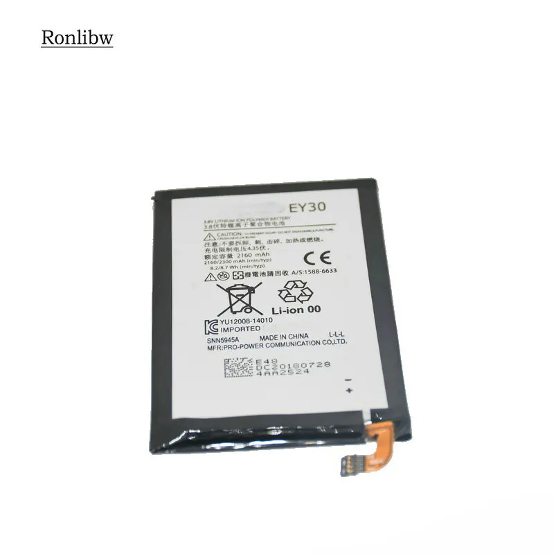 Сменная батарея Ronlibw EY30 SNN5945A 2160 мАч для Motorola Moto X 2nd X2 XT1092 XT1097