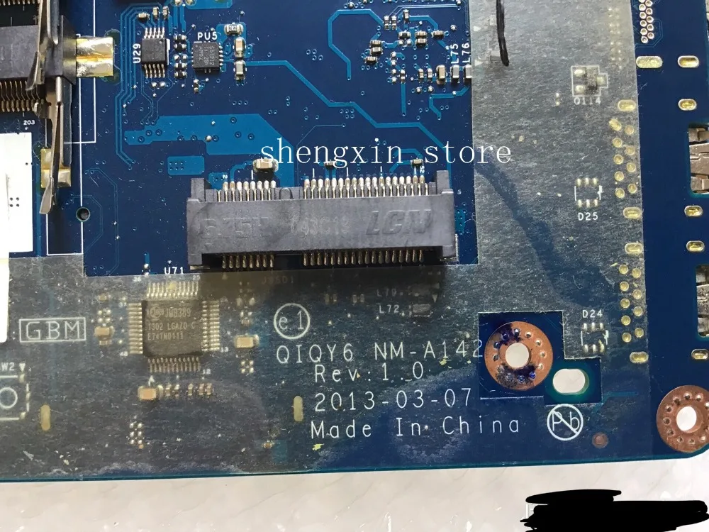 QIQY6 NM A142 11S90002673 материнская плата для lenovo ideapad Y500 15 6 ноутбука GeForce GT750M HD4000 полностью