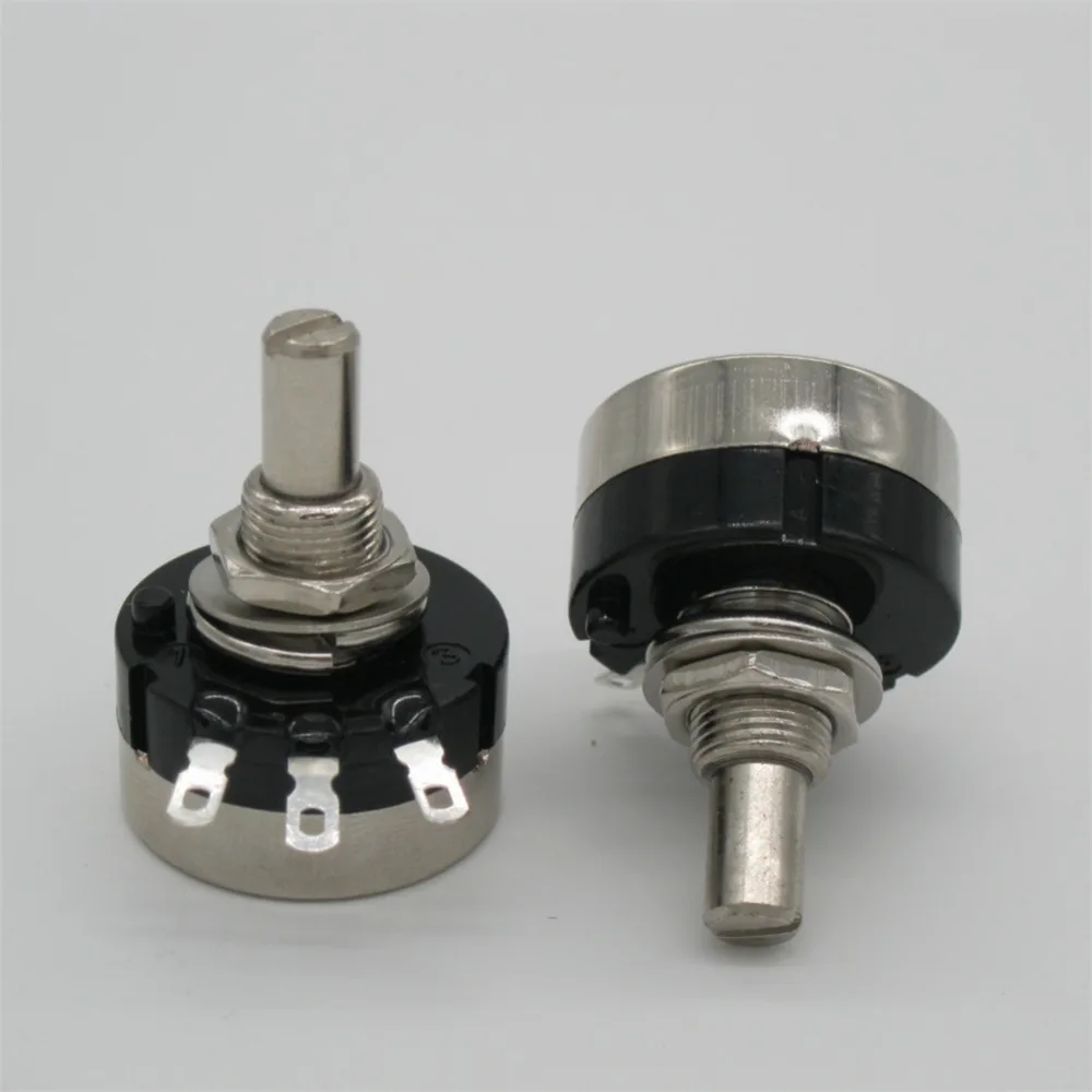 2 шт. RV24YN20S B203 20k Ом углеродная пленка потенциометр с одним поворотом + ручка A03|knob
