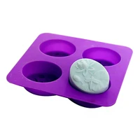 1 pc diy 3d lotus shaped handmade soap silicone mold chocolate candy cake decoration tools kitchen baking cakes
