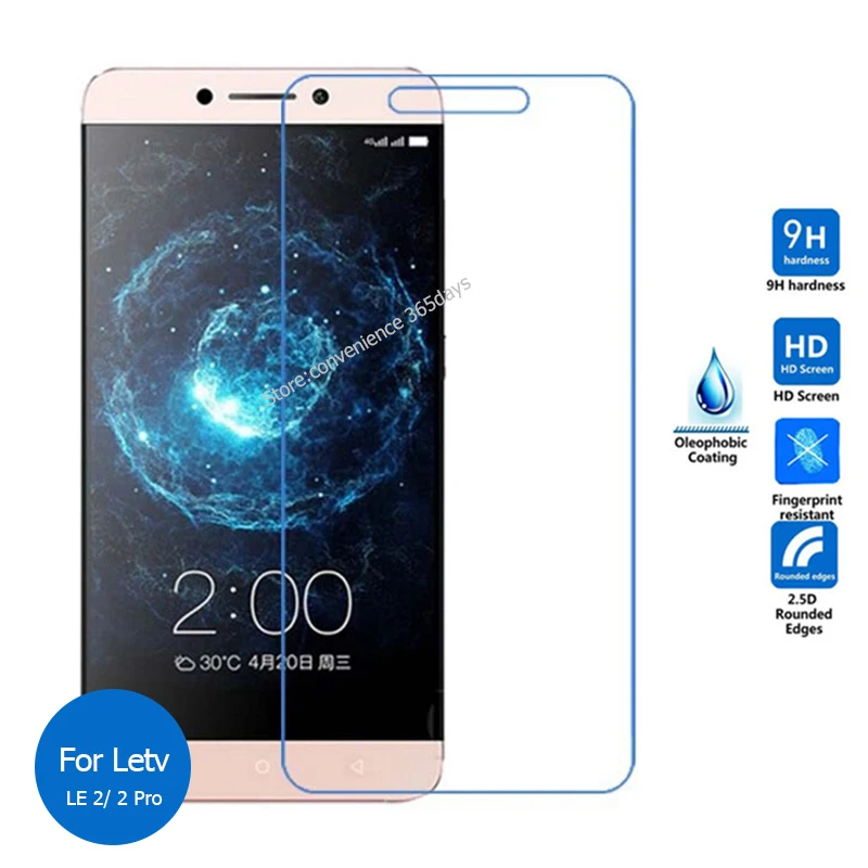 

2PCS For LeEco Letv Le 2 Pro Tempered Glass Screen Protector 9h Safety Protective Film on Le Eco Le2 LE2Pro Le2MAx LeMax2 Max 2