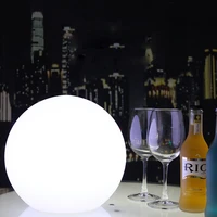led rechargeable ball lamp remote control table night lights home bar christmas party desk indoor outdoor garden swimming pool
